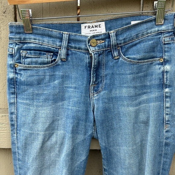 Frame Denim Jeans Le Skinny De Jeans Sz 24 - Picture 2 of 5
